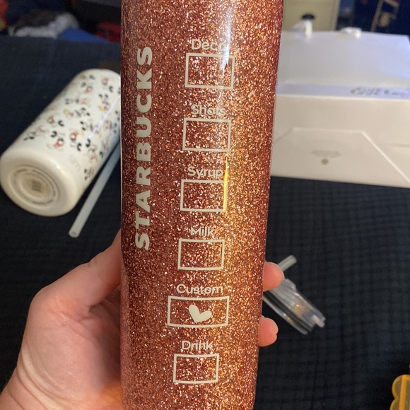 EUC- Disney and Starbucks inspired stainless steel tumbler - 20 ozs - Picture 4 of 5